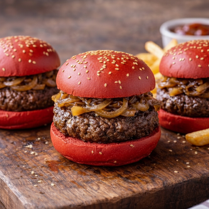 Mini Kırmızı Burger 3X