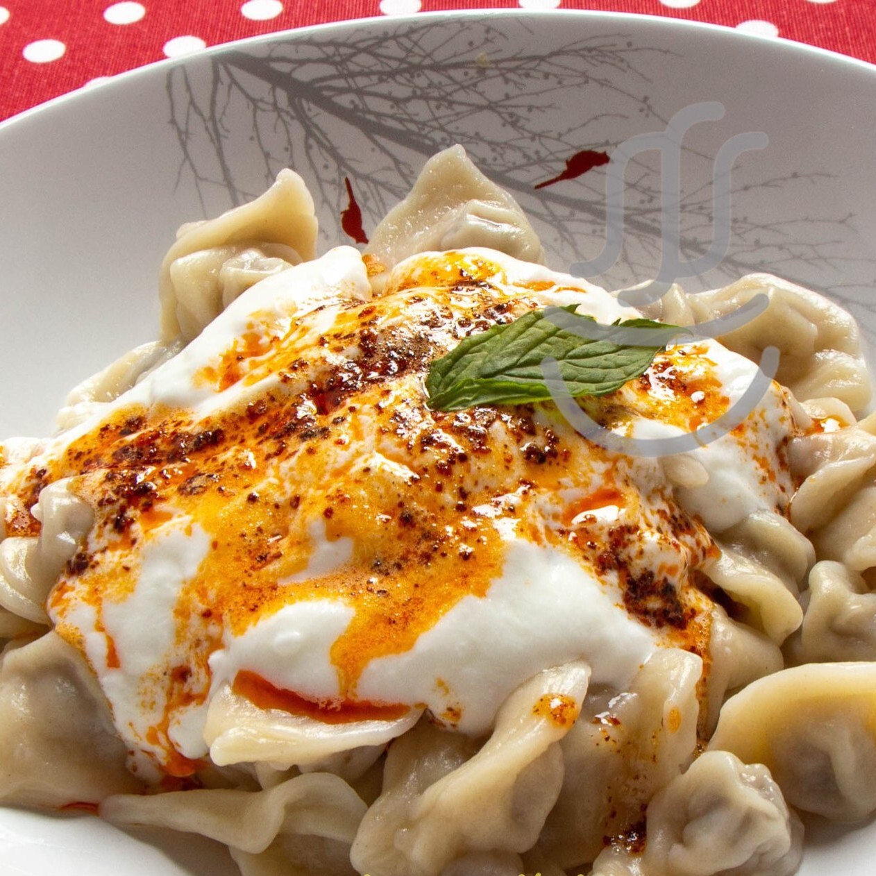 Ev Yapımı Kayseri Mantısı 350 gr + 150 gr yoğurt ve tereyağlı sosu