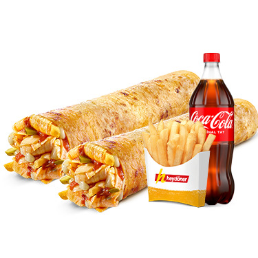 Coca Cola Fırsatı ( 2 Medium Tavuk Dürüm Menü )