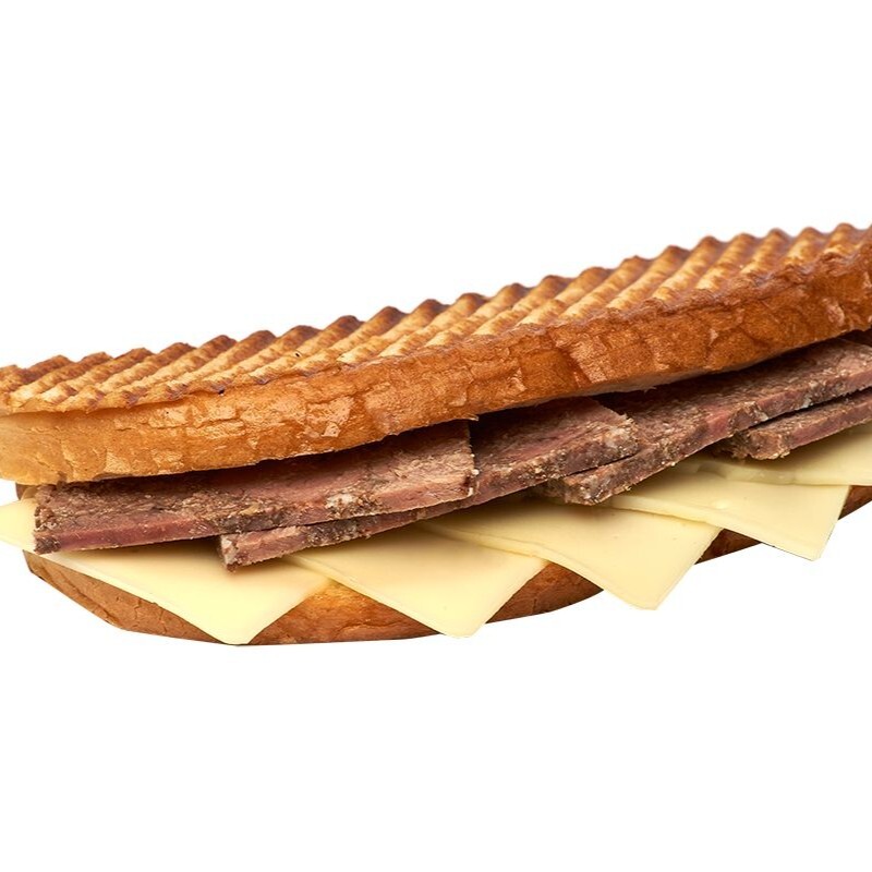 Ayvalık Ekmeğine Kavurmalı Kaşarlı Tost