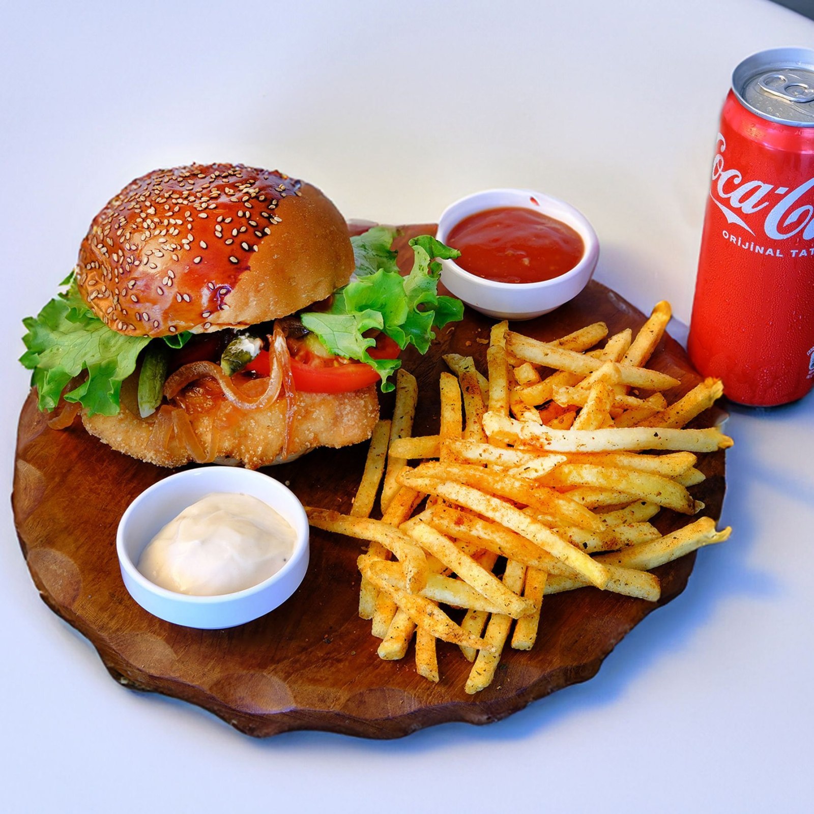 Çıtır Tavuk Burger Menü