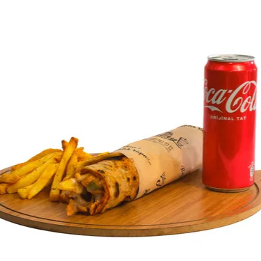 Large Dürüm, İçeçek ve Patates İle Birlikte
