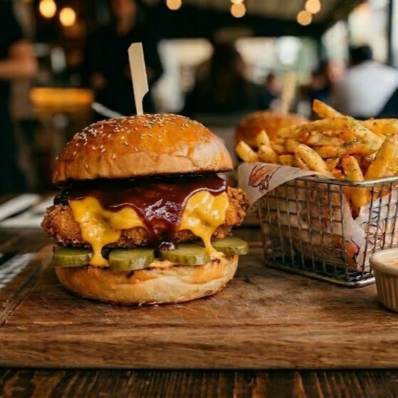 BBQ Tavuk Burger Menü