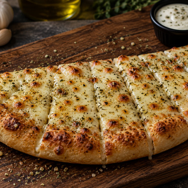 Sarımsaklı Peynirli Ekmek