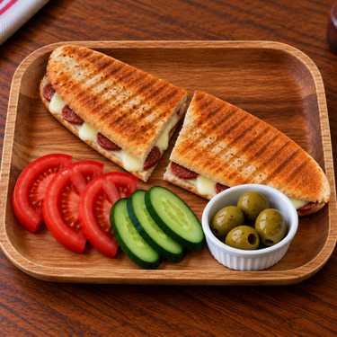 Sucuklu Kaşarlı Tost