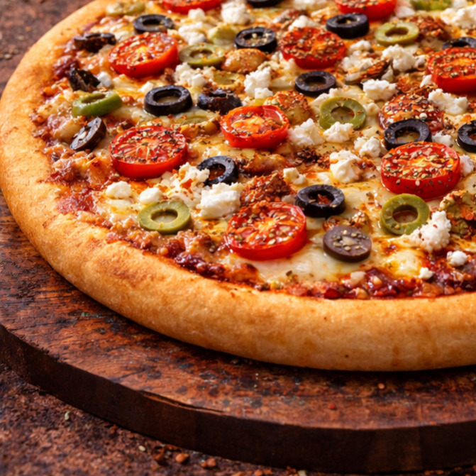 Akdeniz Pizza (Büyük Boy)