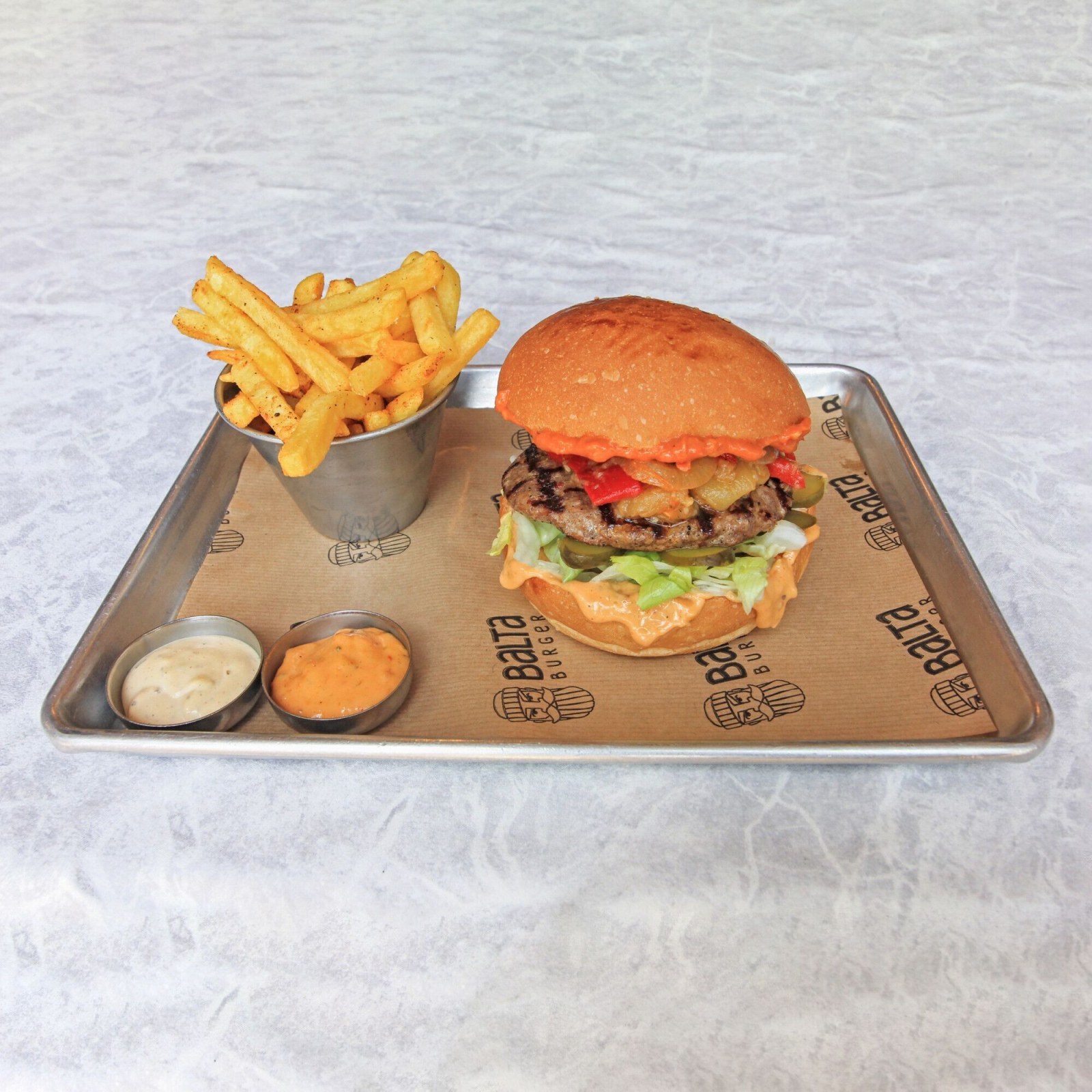 Xl Testere Burger (240 gr) (Acılı) (Hayvan Gibi Yerim)