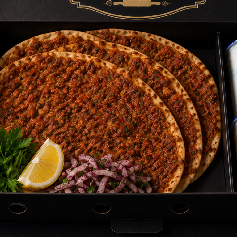3 lahmacun + 1 ayran