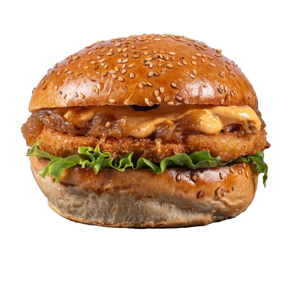 Cheddar Crispy Chicken Burger