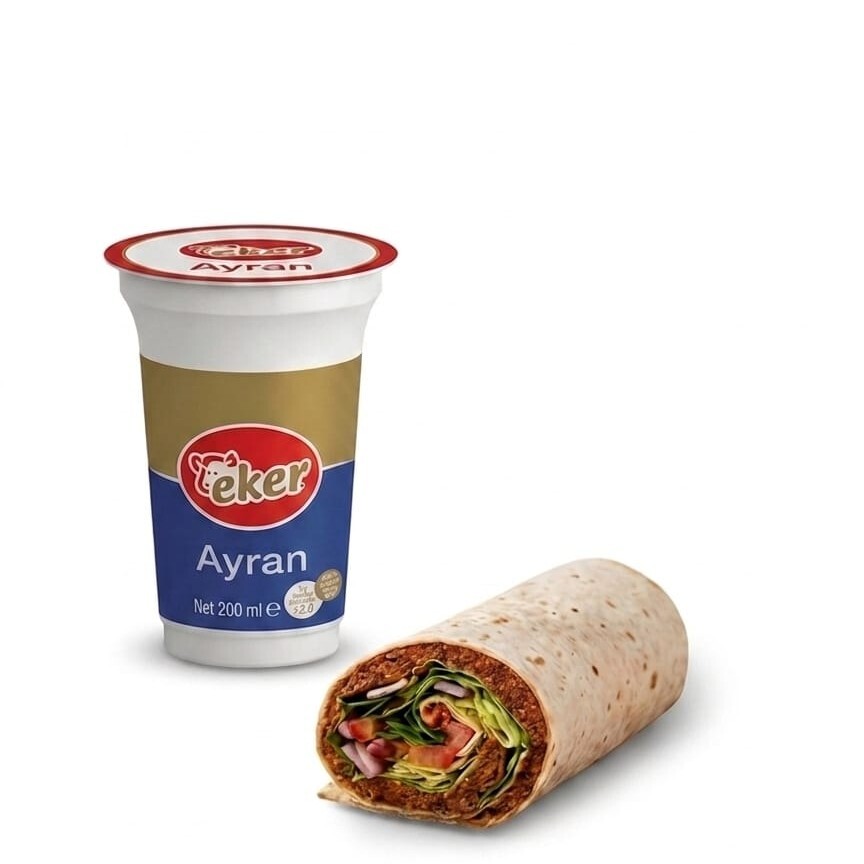 Mega Dürüm + Ayran (Eker 0.17 ml)