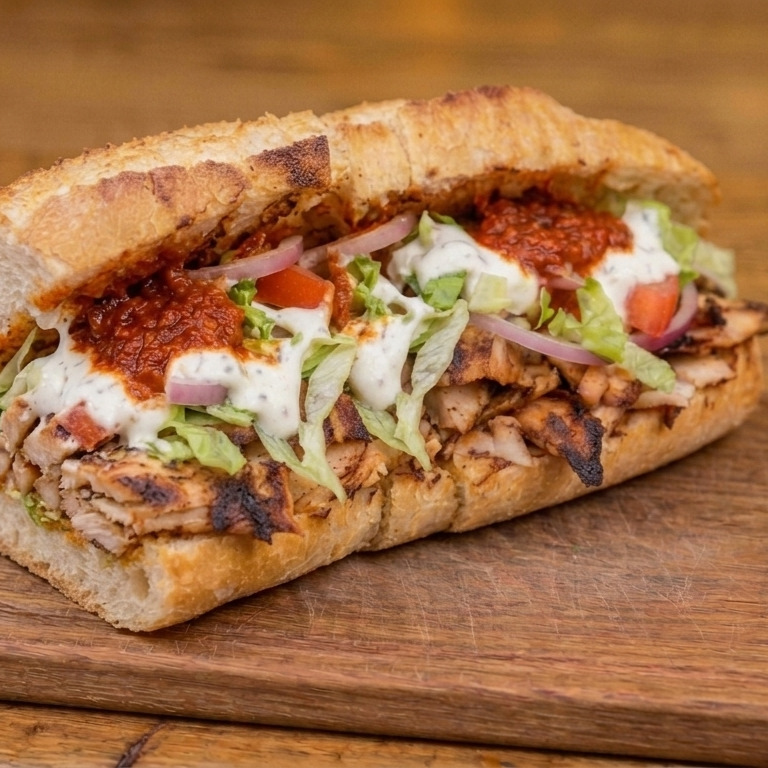 Yarım Ekmek Arası Tavuk Döner (80 gr.)