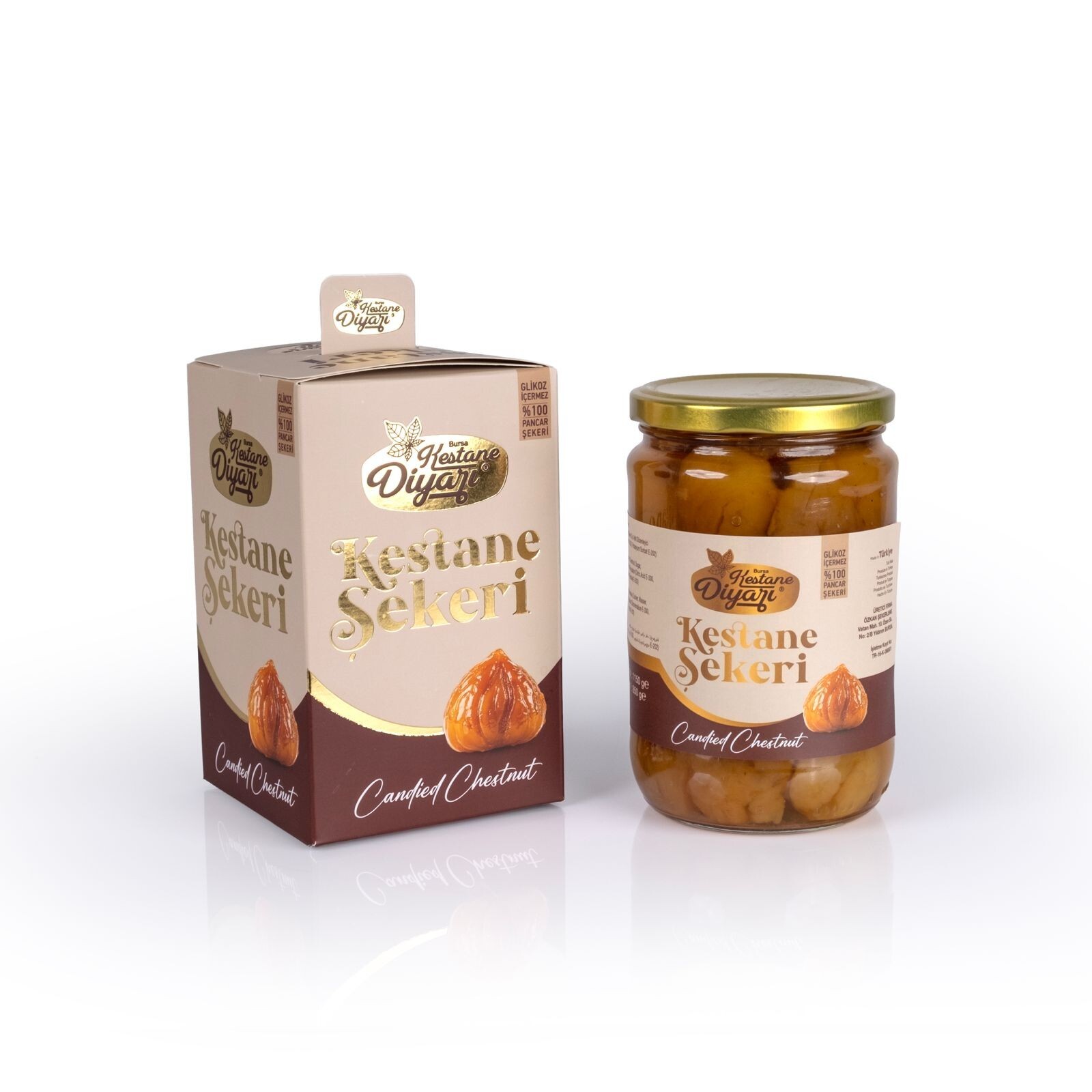 Kestane şekeri Kavanoz (1000 gr)