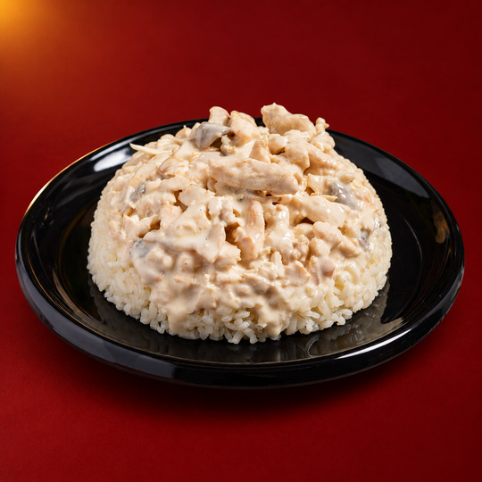 Kremalı Mantarlı Tavuk Pilav