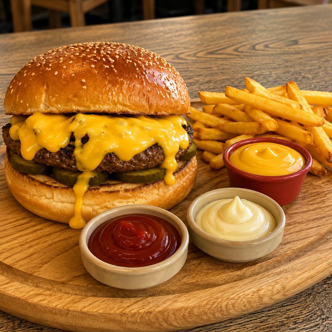 Cheeseburger Menü