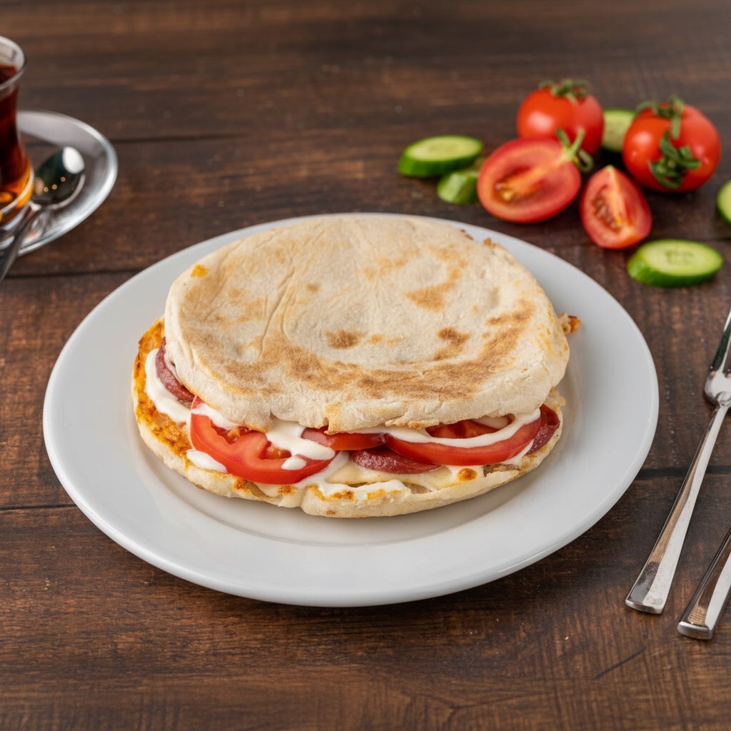 Karışık Bazlama Tost