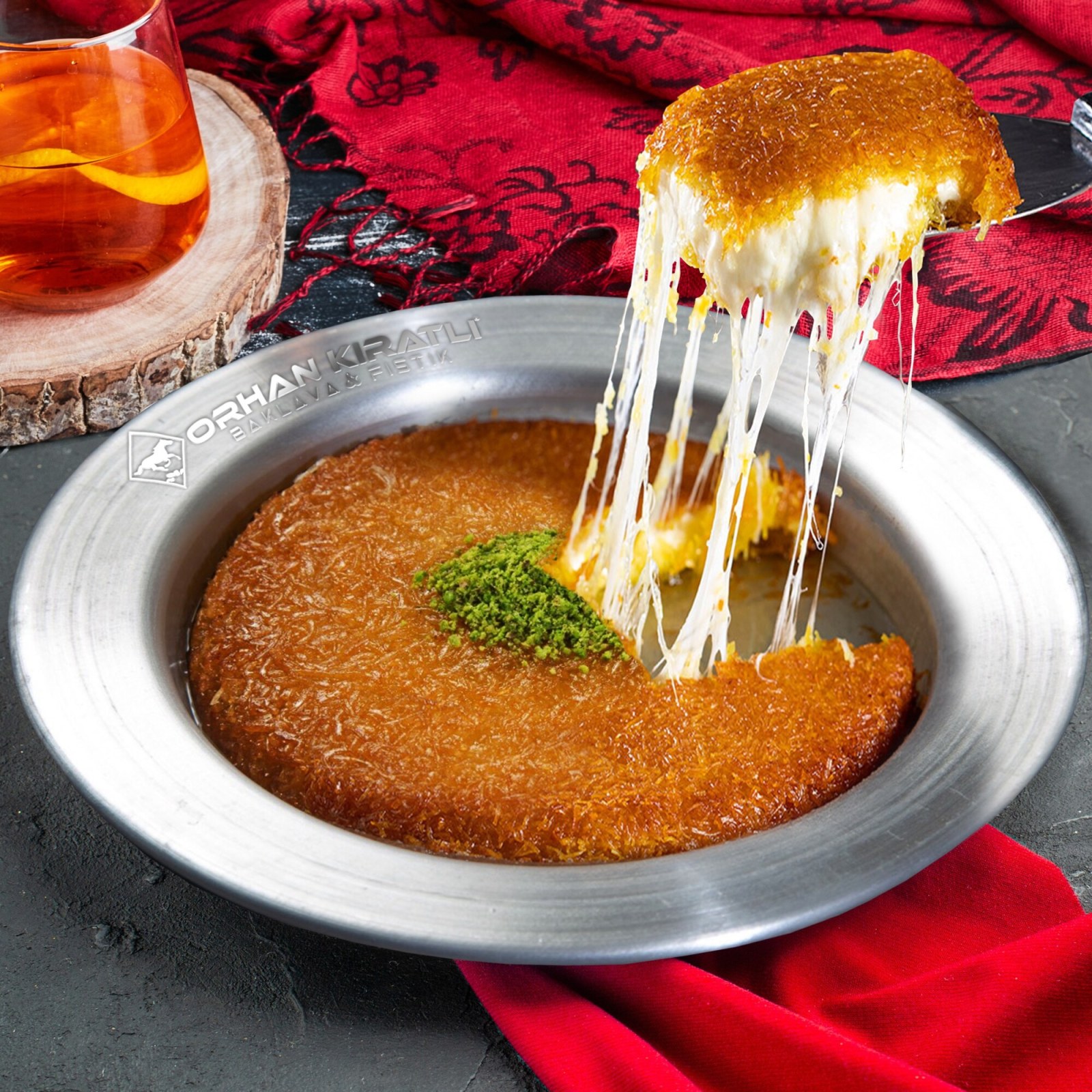 Künefe fıstıklı