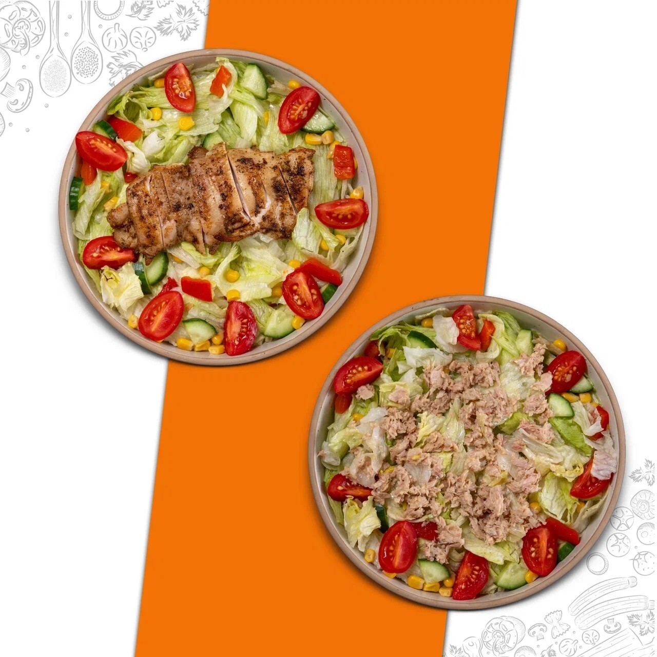 İkili Salata Menü