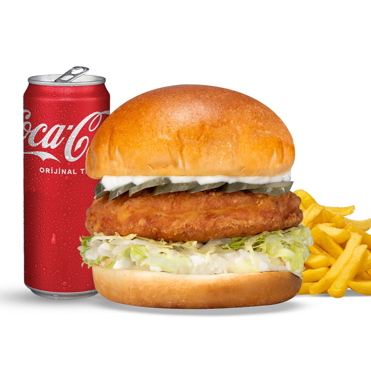 Coca Cola Fırsat Menüsü (Chicken Burger Menü)