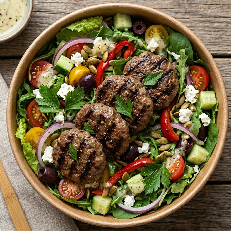 Izgara Köfte Salata
