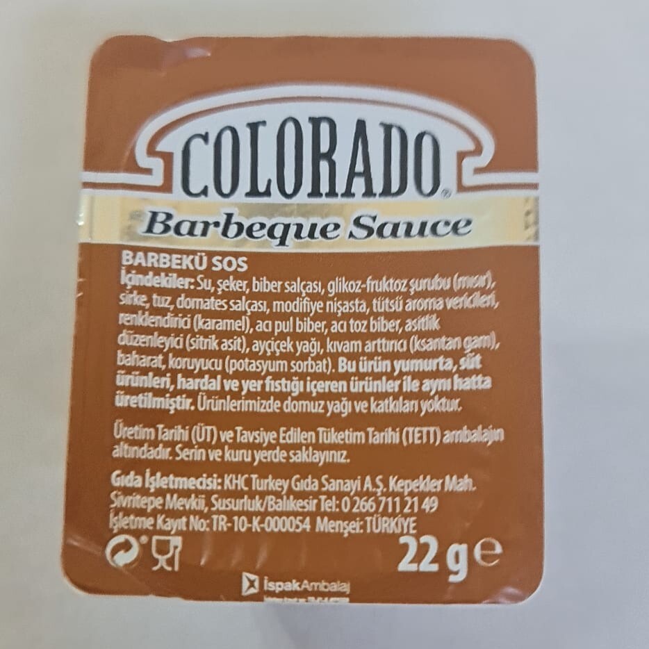 Colorado Barbekü Sos