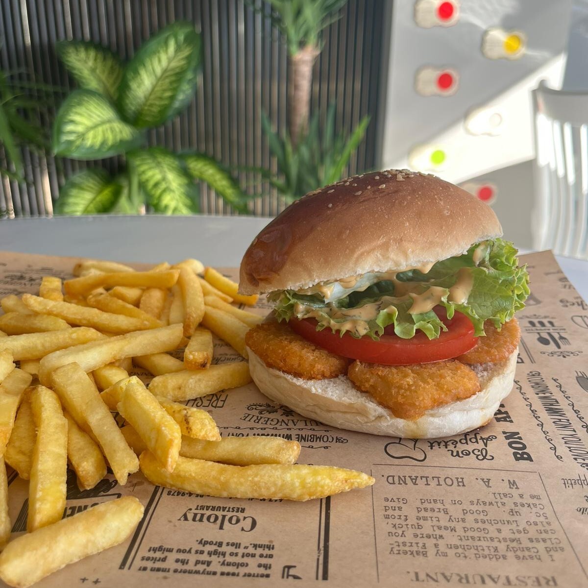 Çıtır Tavuk Burger Menü