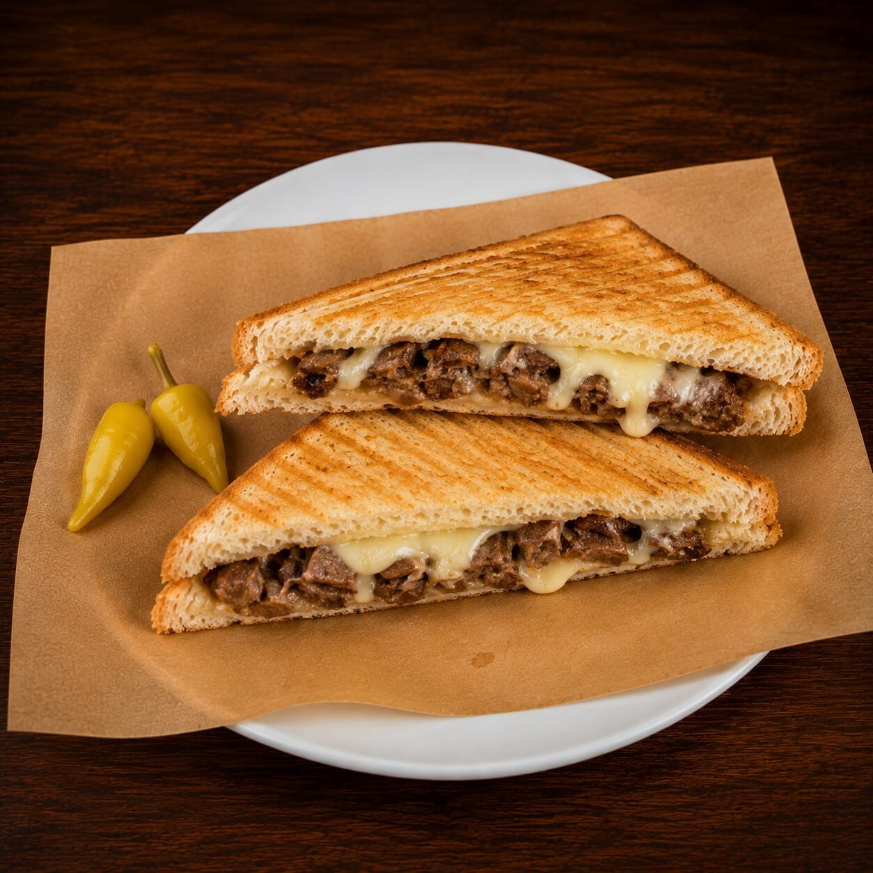 Manda Sütlü Özel Ekmekte Kavurma Kaşarlı Tost