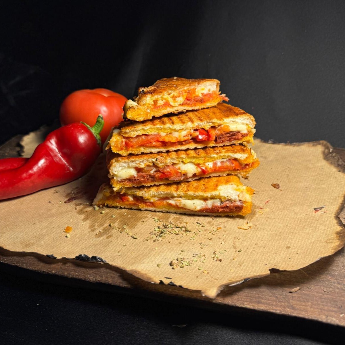 Kavurmalı Kare Tost