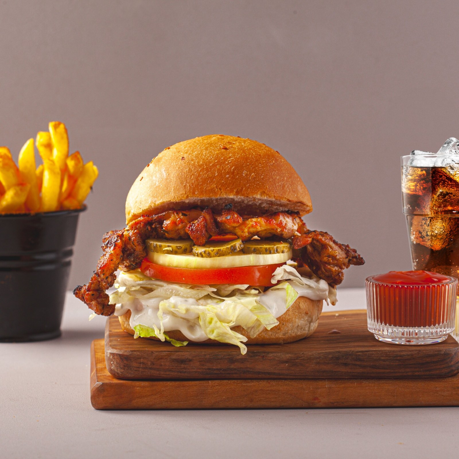 Tavuk Burger Menü