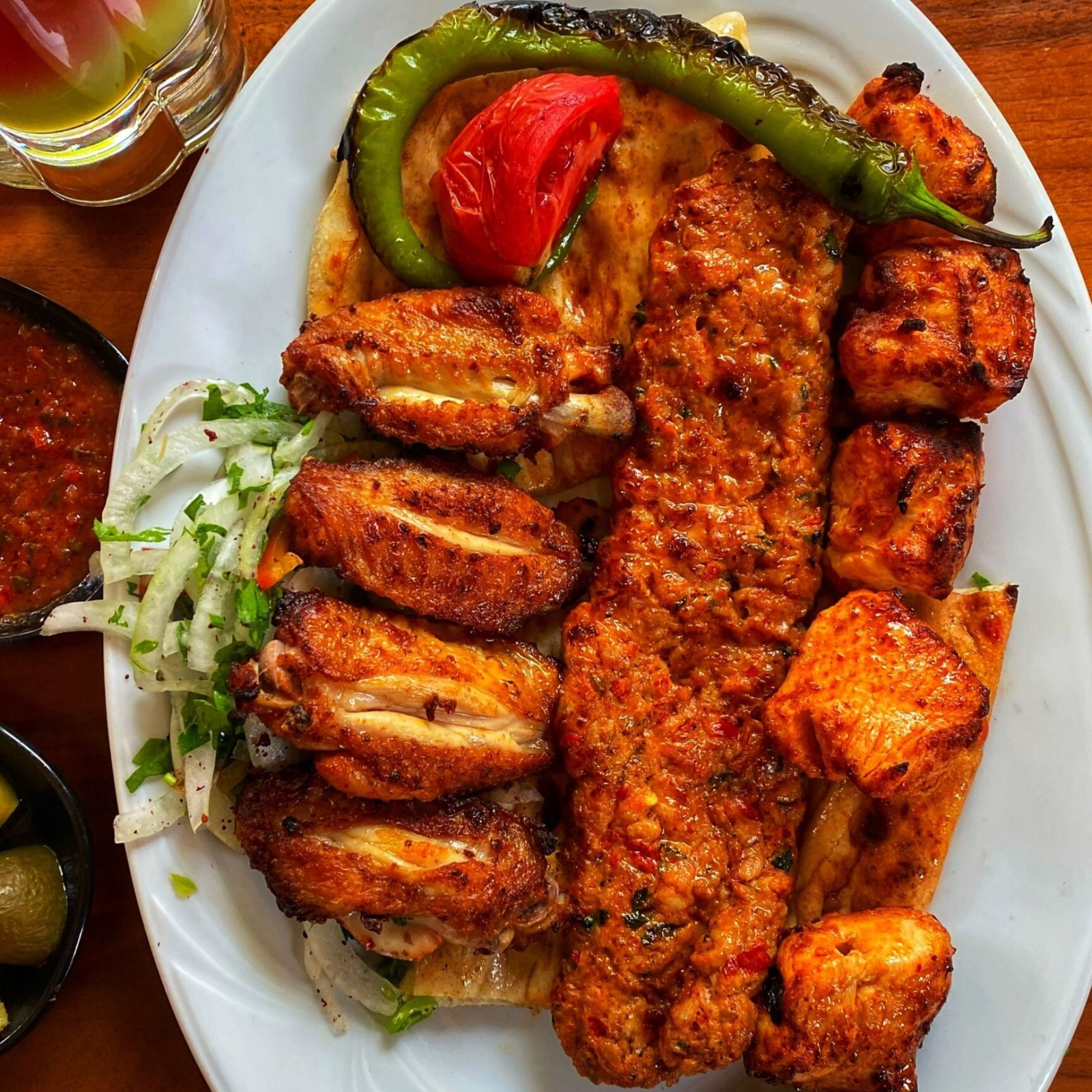Kanat+Adana+Tavuk Karışık+Ayran