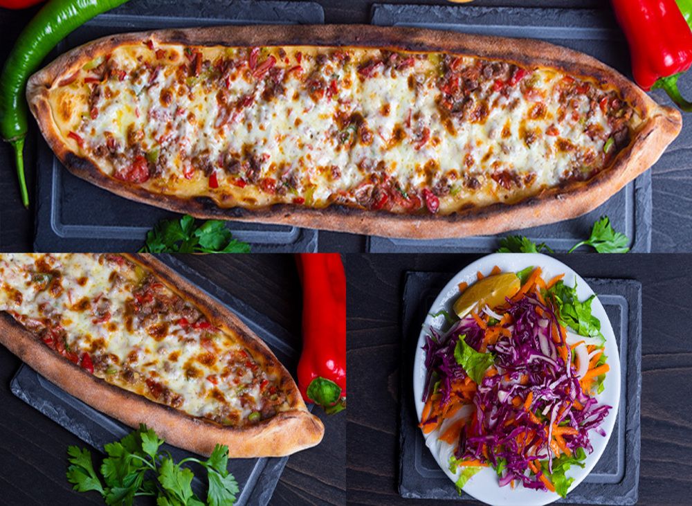 Kuşbaşılı Kaşarlı Pide Menü 3