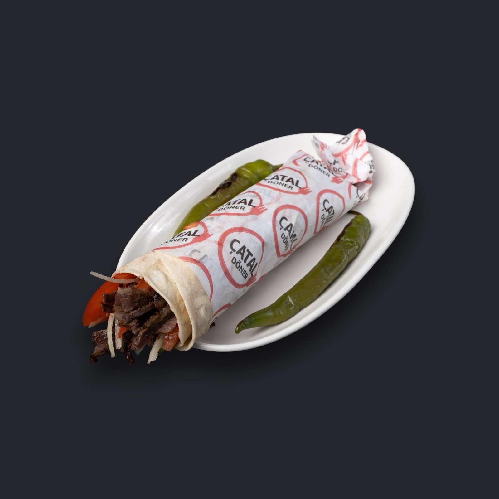Lavaş Dürüm Et Döner (80 gr. Yaprak Et Döner)