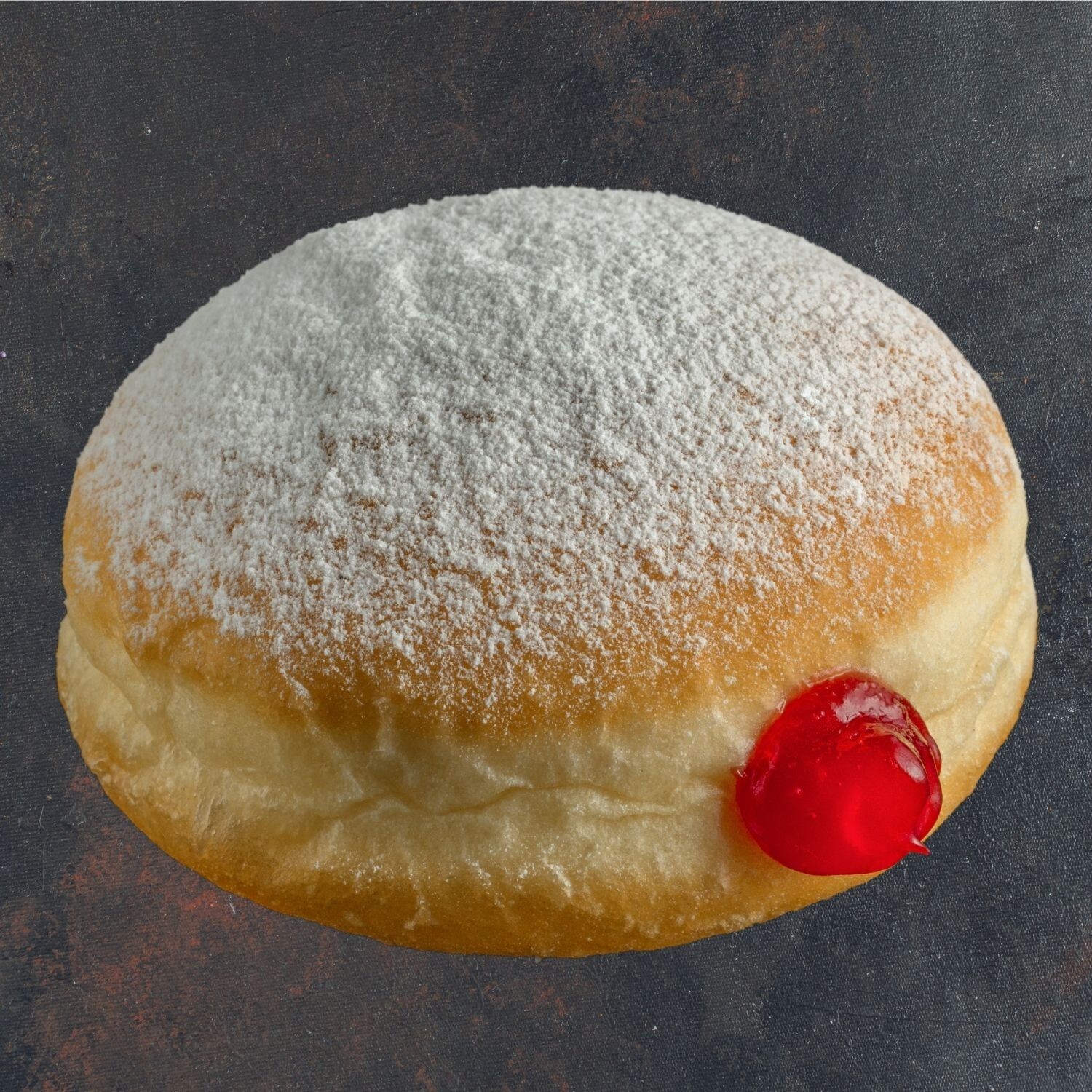 Pudralı Çilekli Donut