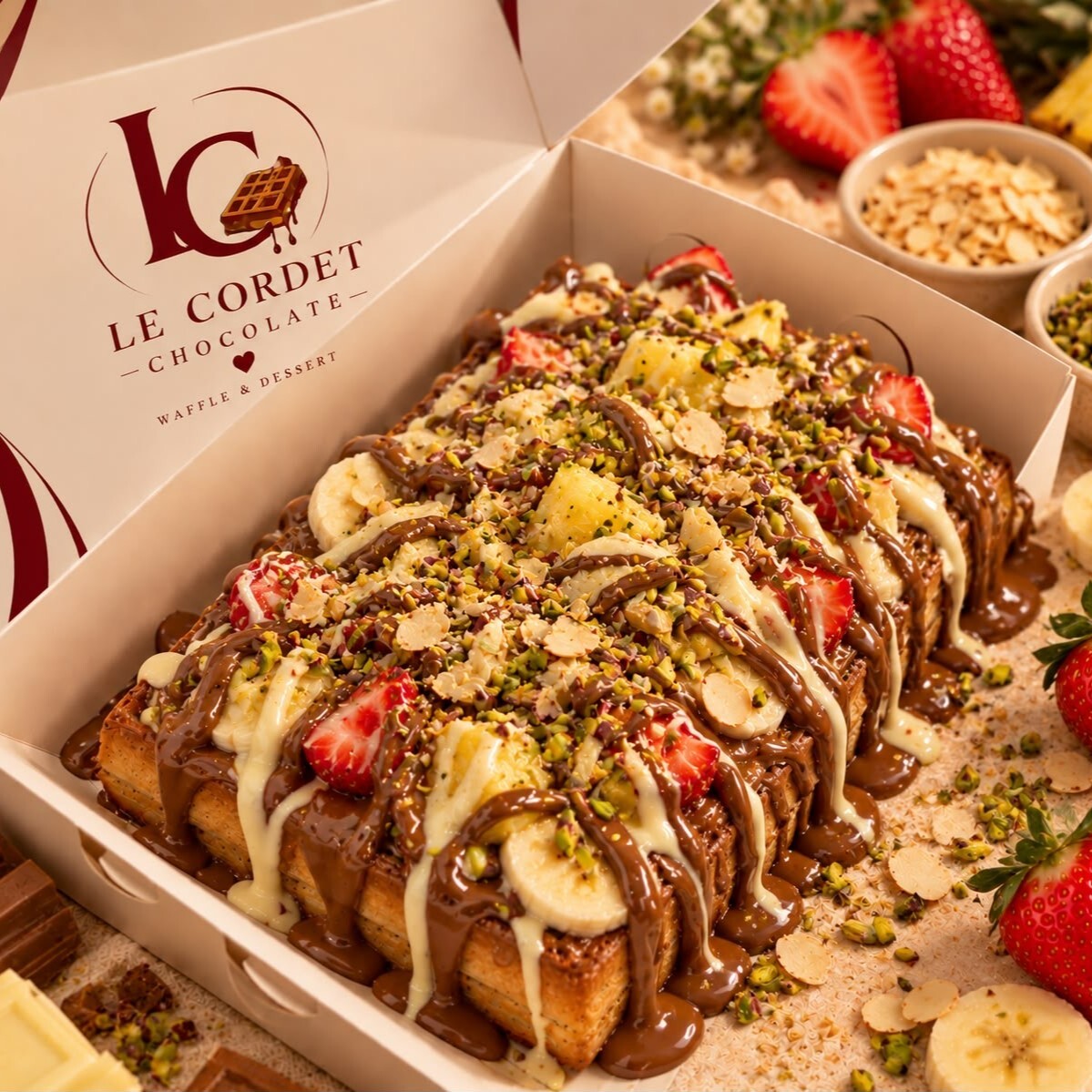 Le Cordet Karamelli Waffle