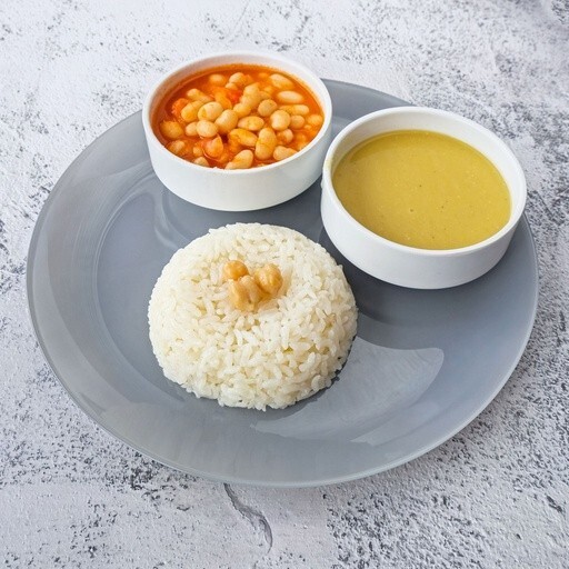 Kuru/Pilav/Günün Corbası + K.Ayran