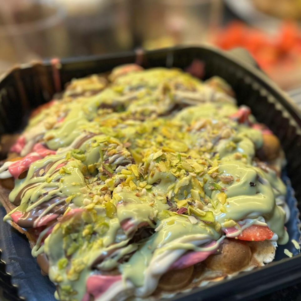 Fıstık Waffle