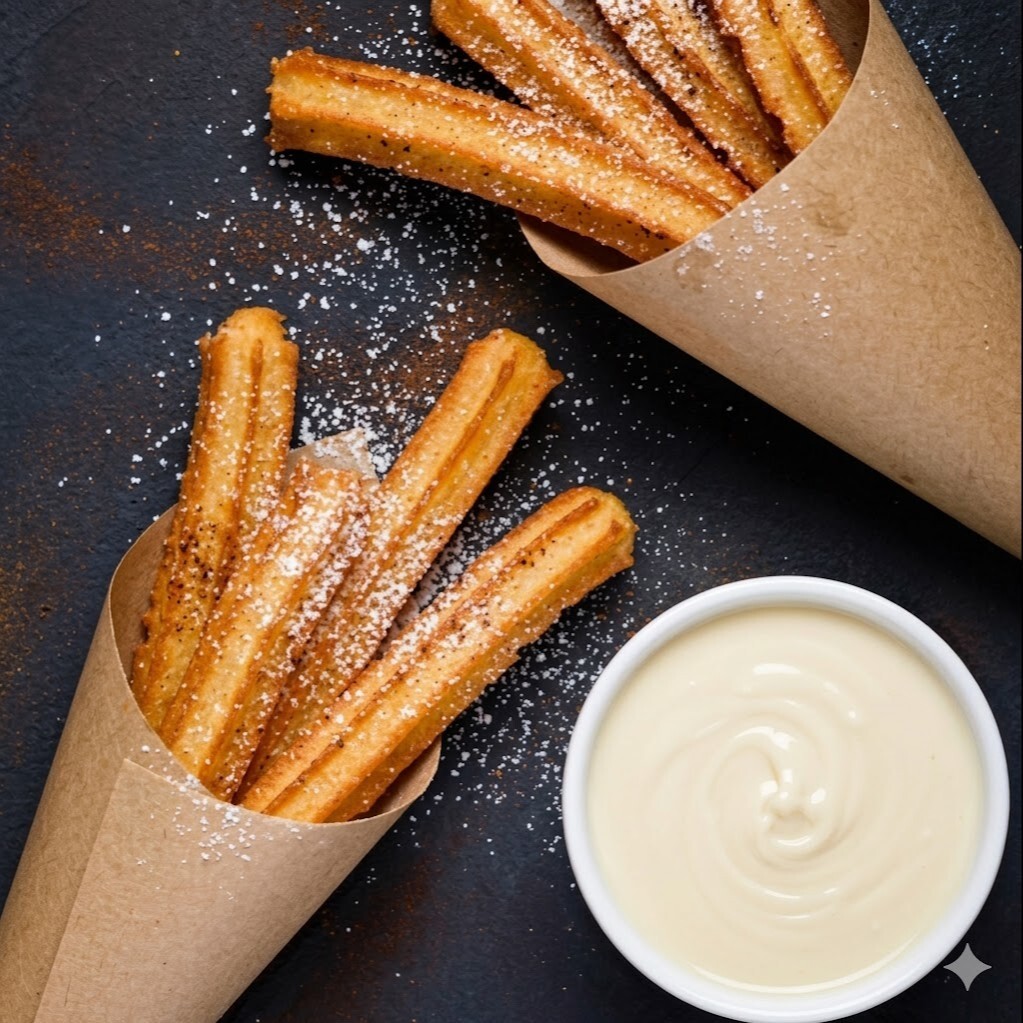Churros 3 Adet (Beyaz Çikolata)