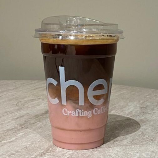 Ice Blueberry Vanilya Latte