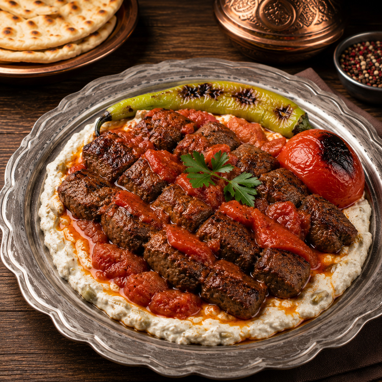 Domatesli Kebap
