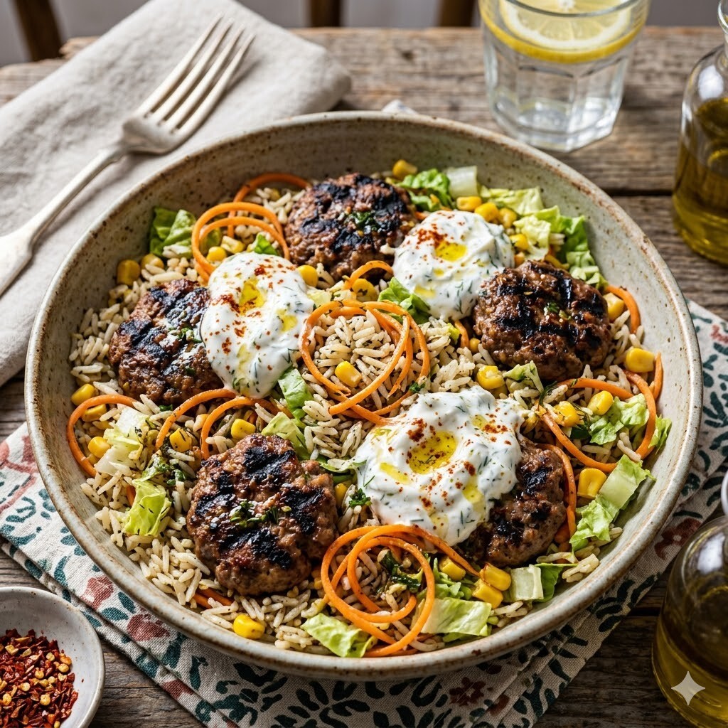 Izgara Köfte & Haydari Bowl