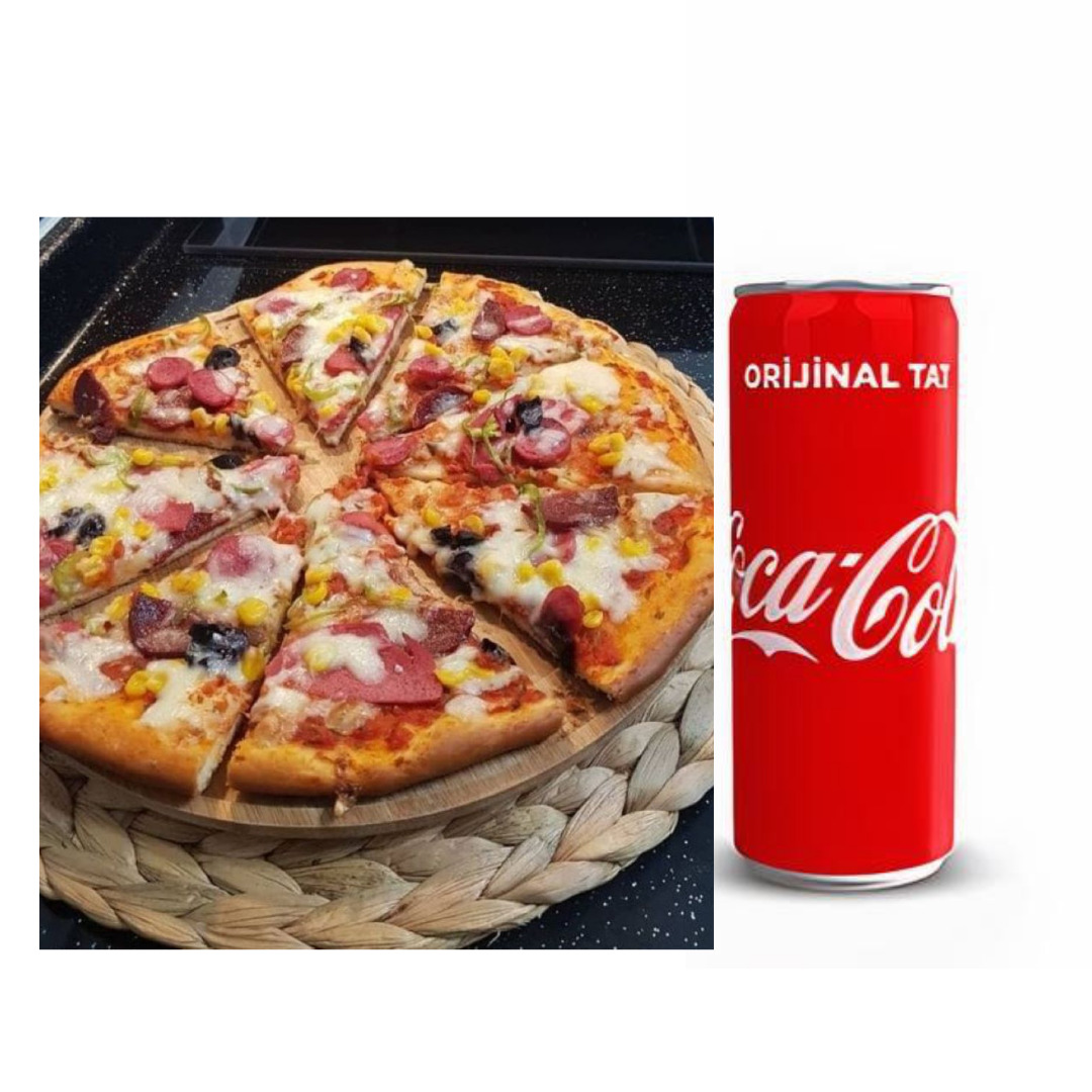 Special Pizza ( 32 cm ) & Coca Cola 330 Ml.