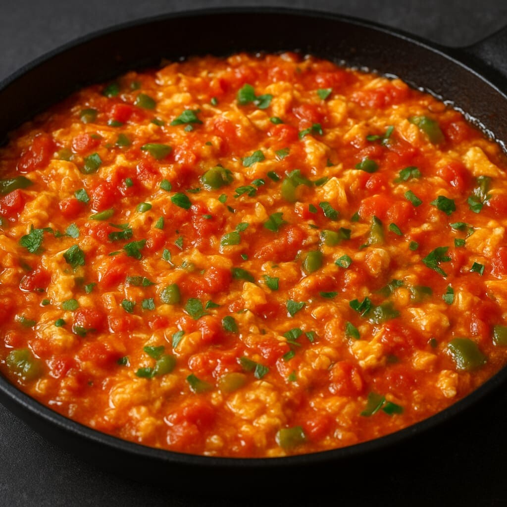 Kavurmalı Menemen +Coca Cola Menü