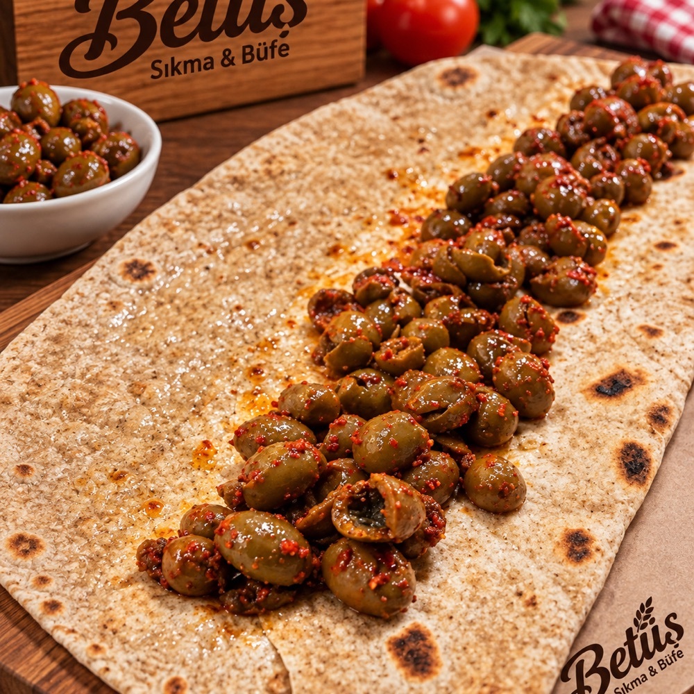 Yeşil Zeytinli Sıkma