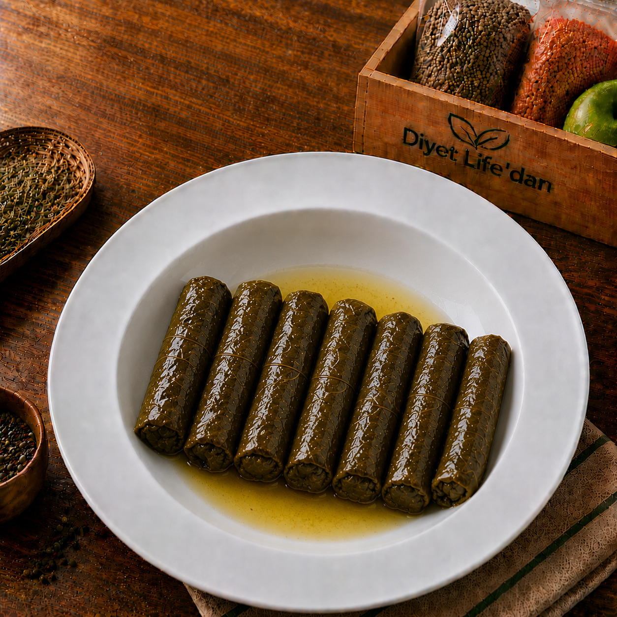 Diyet Life'dan Zeytinyağlı Yaprak Sarma