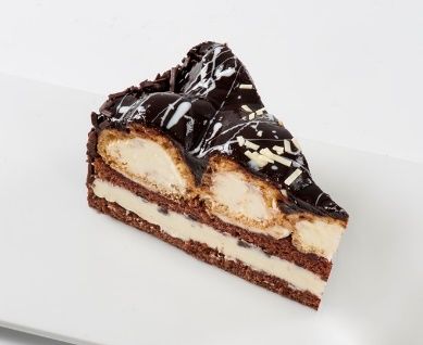 Siyah Profiterollu Pasta (Dilim)