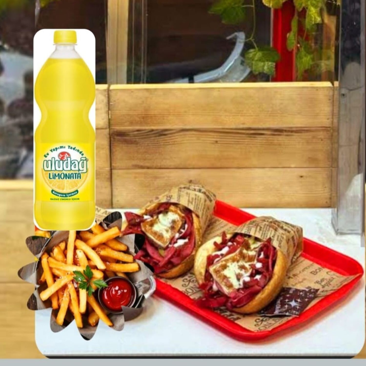 İkili Maxi Menü Limonatalı