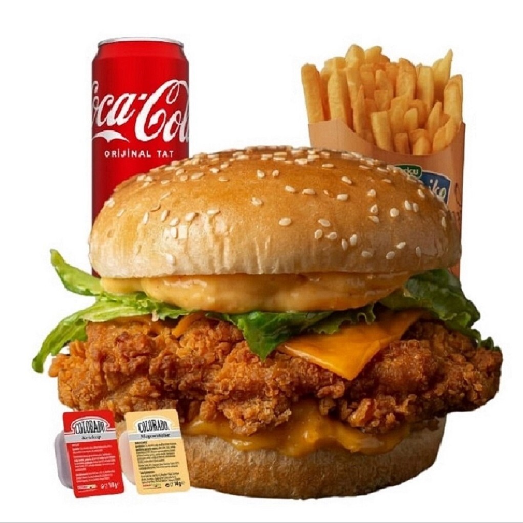 Gurme Çıtır Tavuk Burger Menü