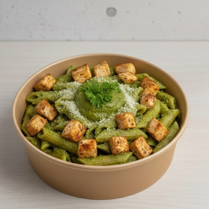 Pesto Soslu Tavuklu Penne