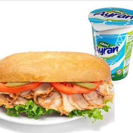 Yarım Ekmek Tavuk Döner Menü