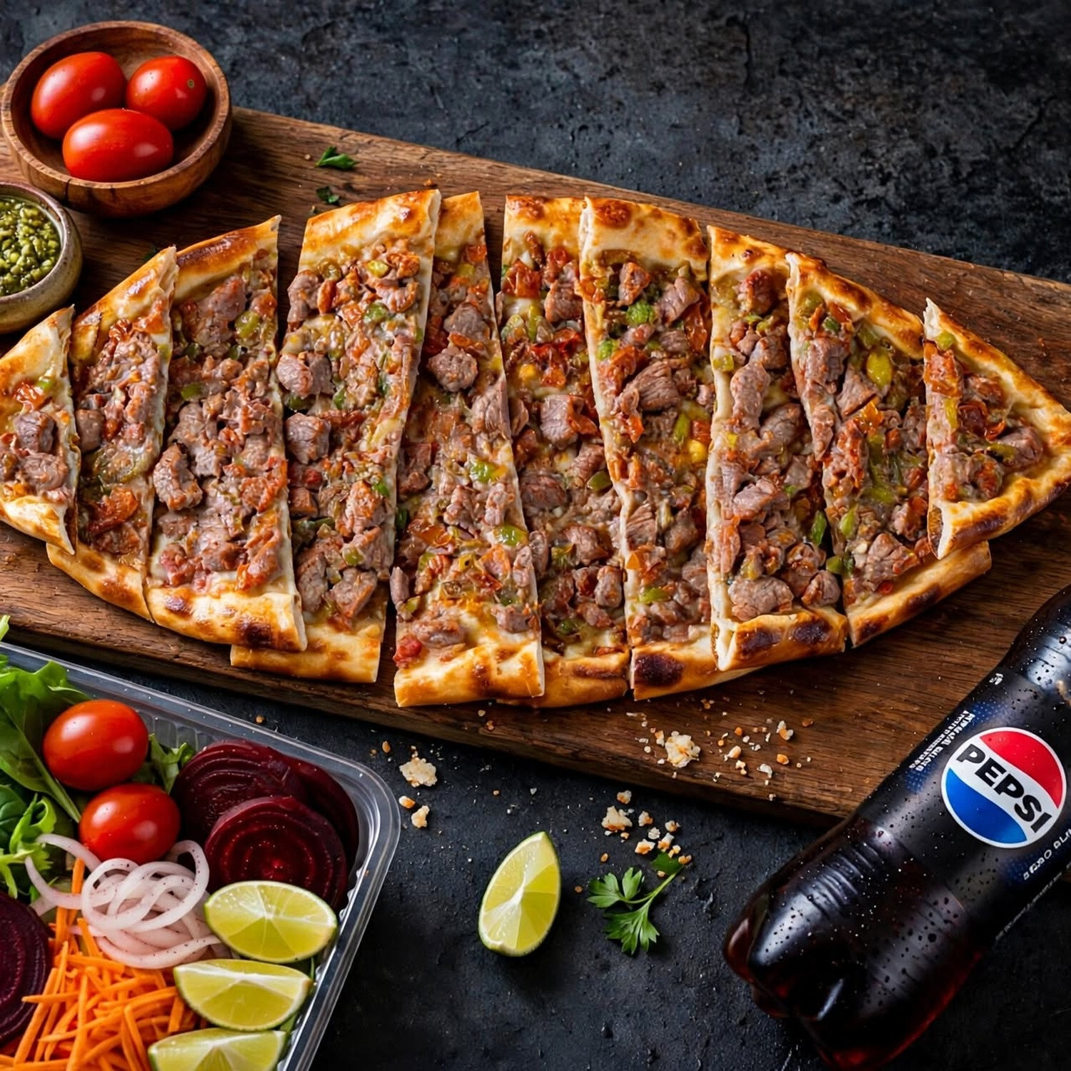 Kuşbaşılı Pide (Menü)