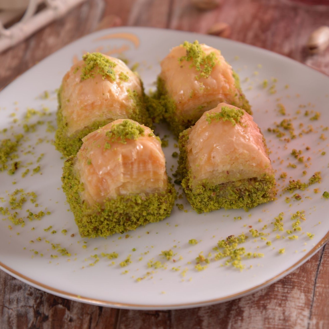 Kuru Baklava Fıstıklı (750 gr)